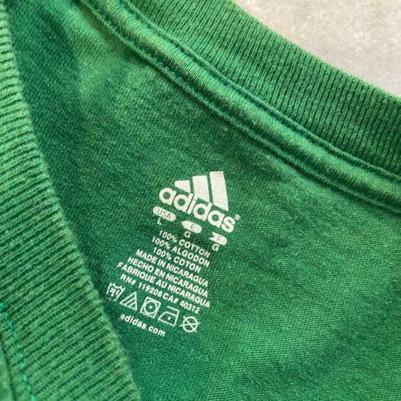 Adidas Boston Celtics Youth L Rajon Rondo #9 Cotton Graphic Print Tee Shirt - Picture 10 of 11